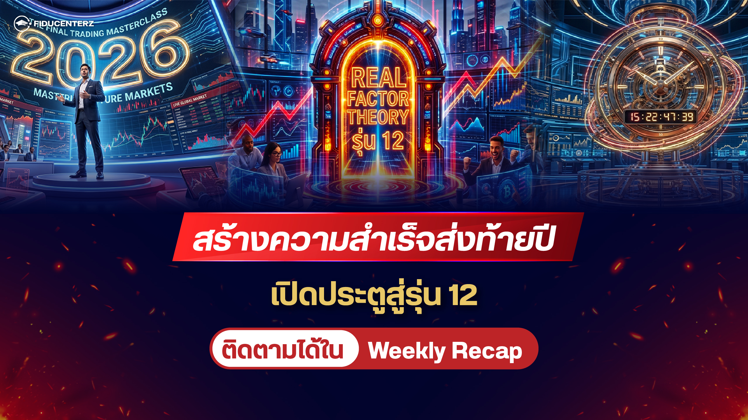 นับถอยหลังสู่การเริ่มต้นรุ่น 12 คลาสสุดท้ายของปี 2026
